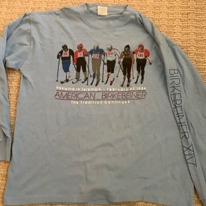 Vtg 1986 Hayward Wisconsin Birkebeiner Ski Long Sleeve T-shirt Adult medium